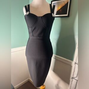 New Akira black formal dress. Size medium